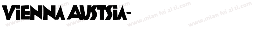 Vienna Austsia字体转换